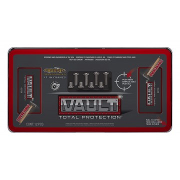 Vault Red / Smoke ABS Plastic License Plate Frame