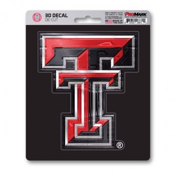 Texas Tech Red Raiders Die Cut 3D Decal