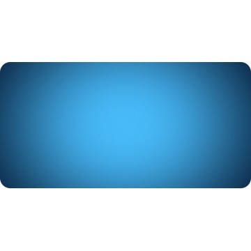 Blue Fade Photo License Plate