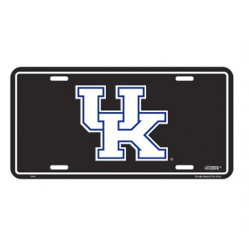 Kentucky Wildcats Metal License Plate
