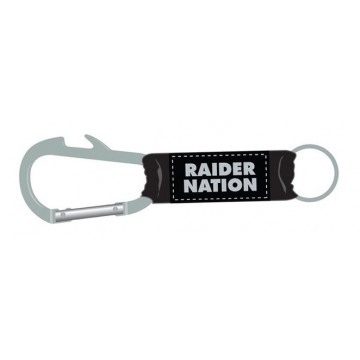 Las Vegas Raiders Nation Carabiner Key Chain
