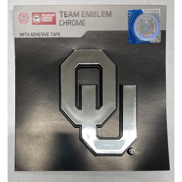 Oklahoma Sooners Plastic Auto Emblem