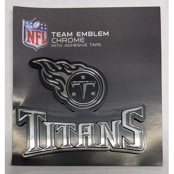 Tennessee Titans Plastic Auto Emblem