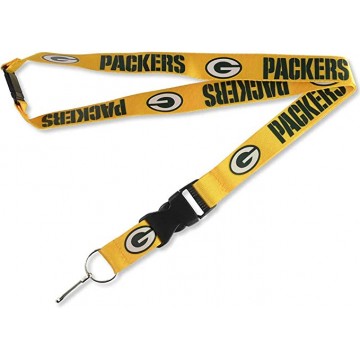 Green Bay Packers Lanyard With Neck Safety Latch