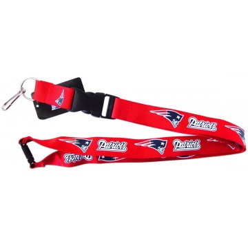 New England Patriots Lanyard With Neck Safety Latch