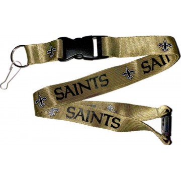 New Orleans Saints Lanyard With Neck Safety Latch