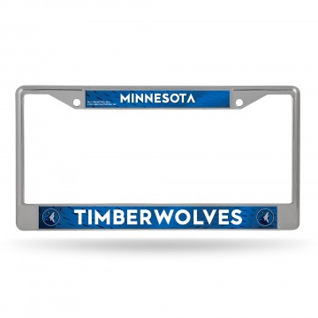 Minnesota Timberwolves Chrome License Plate Frame