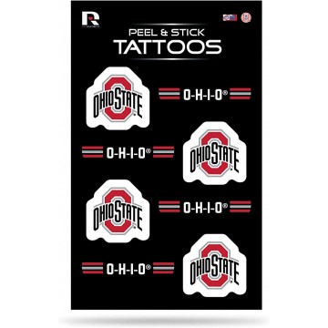 Ohio State Buckeyes Peel & Stick Temporary Tattoos