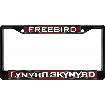Lynyrd Skynyrd Freebird Black License Plate Frame