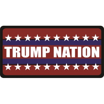 Trump Nation #2 Photo License Plate