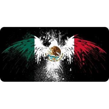 Mexico Eagle Photo License Plate