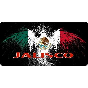 Mexico Jalisco Eagle Photo License Plate