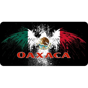 Mexico Oaxaca Eagle Photo License Plate