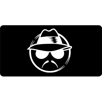 Lowrider Logo Any Background Color Photo License Plate