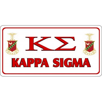 Kappa Sigma Photo License Plate