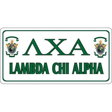 Lambda Chi Alpha Photo License Plate