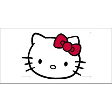 Hello Kitty Photo License Plate