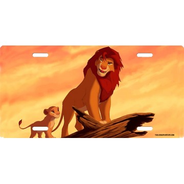 Lion King Photo License Plate