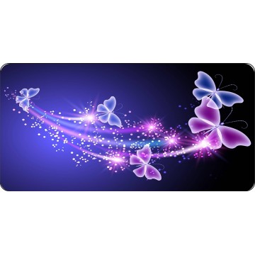 Purple Butterflies #2 Photo License Plate