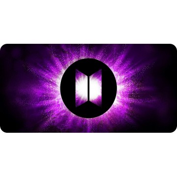 BTS #6 K-Pop Photo License Plate
