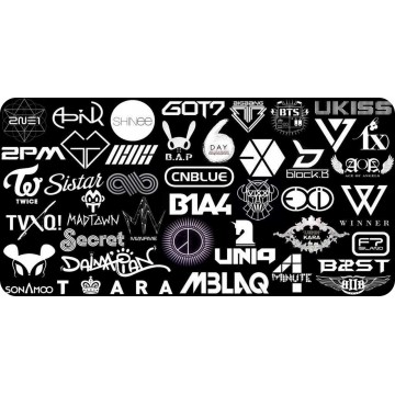 K-Pop Photo License Plate