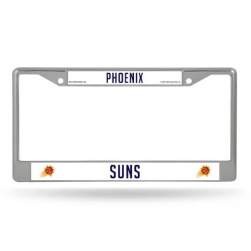 Phoenix Suns Chrome License Plate Frame