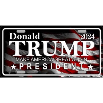 Donald Trump Make America Great Metal License Plate