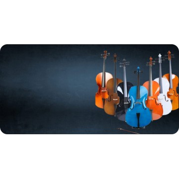 Cello Offset Photo License Plate