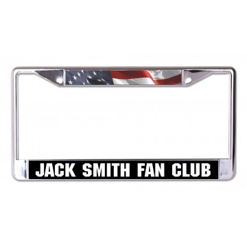 Jack Smith Fan Club Chrome License Plate Frame