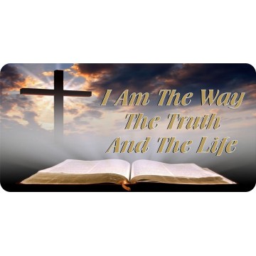 I Am The Way The Truth And The Life Photo License Plate