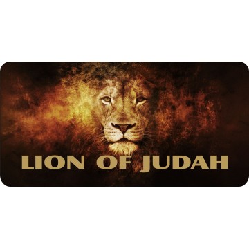 Lion Of Judah Photo License Plate