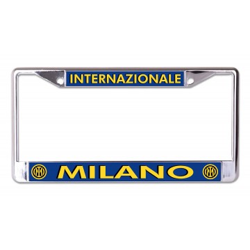 Internazionale Milano Chrome License Plate Frame