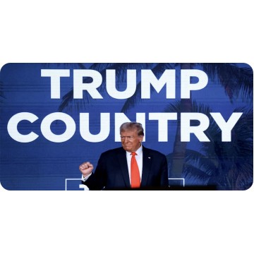 Trump Country Photo License Plate