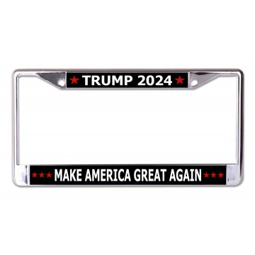 Trump 2024 #2 Chrome License Plate Frame