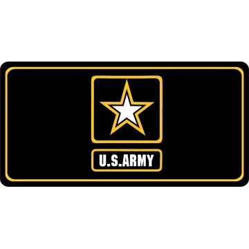 U.S. Army New Logo Photo License Plate
