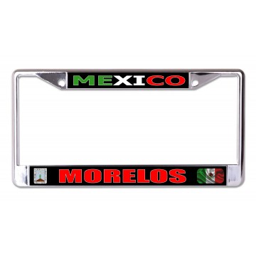 Mexico Morelos Chrome License Plate Frame
