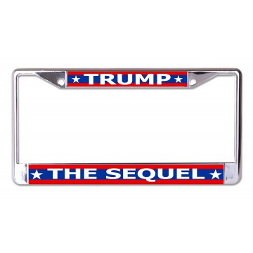 Trump The Sequel Chrome License Plate Frame