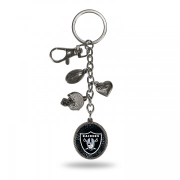 Oakland Raiders Charm Key Chain