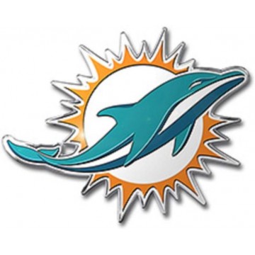 Miami Dolphins Full Color Auto Emblem