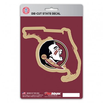 Florida State Seminoles Die Cut State Decal