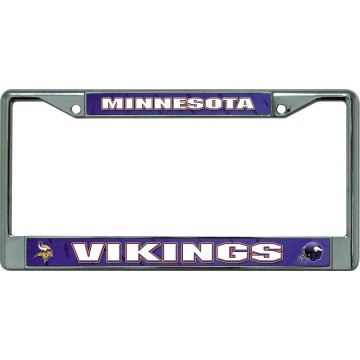 Minnesota Vikings Chrome License Plate Frame