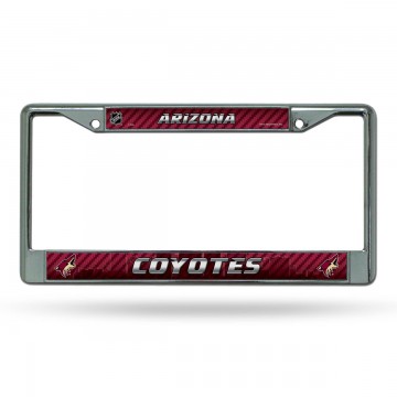 Arizona Coyotes Chrome License Plate Frame