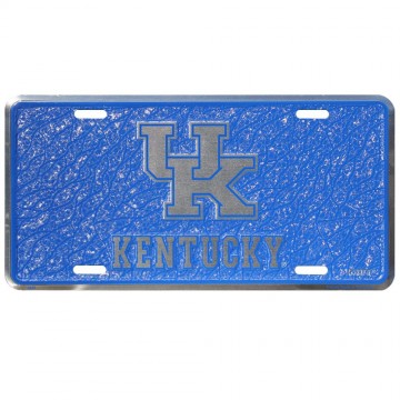 Kentucky Wildcats Mosaic Metal License Plate