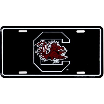 South Carolina Gamecocks License Plate 