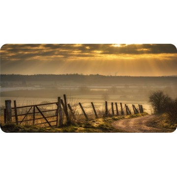 Cowboy Ranch Photo License Plate