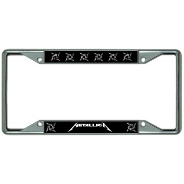 Metallica Every State Chrome License Plate Frame