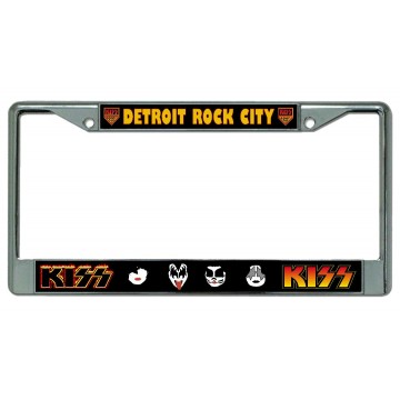 KISS Detroit Rock City Chrome License Plate Frame