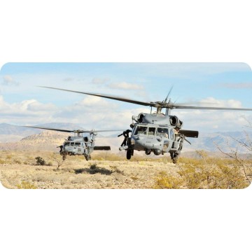 Military Helicopters  Photo License Plate
