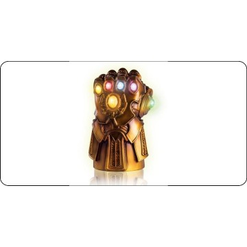 The Infinity Gauntlet Photo License Plate