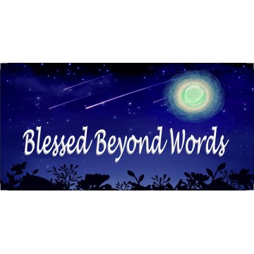 Blessed Beyond Words Photo License Plate